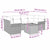 Garden Sofa Set 7 pcs Grey Poly rattan