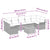 Garden Sofa Set 8 pcs Black Poly rattan