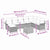 Garden Sofa Set 9 pcs Black Poly rattan