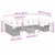 Garden Sofa Set 11 pcs Grey Poly rattan