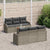 Garden Sofa Set 7 pcs Grey Poly rattan