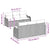 Garden Sofa Set 7 pcs Grey Poly rattan