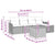 Garden Sofa Set 6 pcs Grey Poly rattan