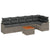 Garden Sofa Set 7 pcs Grey Poly rattan