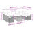 Garden Sofa Set 10 pcs Grey Poly rattan