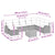 Garden Sofa Set with Cushion 9 pcs Black Poly rattan