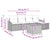 Garden Sofa Set with Cushion 6 pcs Grey Poly rattan