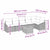 Garden Sofa Set with Cushion 7 pcs Black Poly rattan