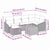 Garden Sofa Set with Cushion 7 pcs Black Poly rattan