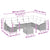 Garden Sofa Set with Cushion 9 pcs Black Poly rattan
