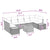 Garden Sofa Set with Cushion 8 pcs Black Poly rattan