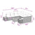 Garden Sofa Set with Cushion 9 pcs Black Poly rattan