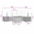 Garden Sofa Set with Cushion 5 pcs Black Poly rattan