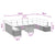 Garden Sofa Set with Cushion 11 pcs Black Poly rattan