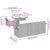 Garden Sofa Set with Cushion 6 pcs Grey Poly rattan
