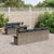 Garden Sofa Set with Cushion 8 pcs Grey Poly rattan