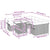 Garden Sofa Set with Cushion 9 pcs Grey Poly rattan
