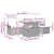 Garden Sofa Set with Cushion 6 pcs Grey Poly rattan