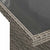Garden Sofa Set with Cushion 9 pcs Grey Poly rattan