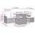 Garden Sofa Set with Cushion 6 pcs Grey Poly rattan