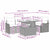 Garden Sofa Set with Cushion 6 pcs Grey Poly rattan