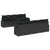 Garden Sofa Set with Cushion 7 pcs Black Poly rattan