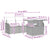 Garden Sofa Set with Cushion 6 pcs Black Poly rattan