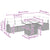 Garden Sofa Set with Cushion 7 pcs Black 100 x 55 x 73 cm