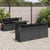 Garden Sofa Set with Cushion 7 pcs Black 100 x 55 x 73 cm