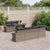 Garden Sofa Set with Cushion Manual 8 pcs Grey 100 x 55 x 73 cm