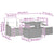 Garden Sofa Set with Cushion 6 pcs Grey