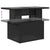 Garden Sofa Set 7 pcs Black Poly rattan, powder-coated steel