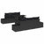 Garden Sofa Set with Cushion 7 pcs Black 100 x 55 x 73 cm