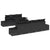 Garden Sofa Set with Cushion 8 pcs Black 100 x 55 x 73 cm