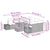 Garden Sofa Set with Cushion 9 pcs Black 100 x 55 x 73 cm