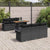Garden Sofa Set with Cushion 7 pcs Black 100 x 55 x 73 cm