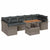 Garden Sofa Set with Cushion Manual 8 pcs Grey 100 x 55 x 73 cm