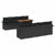Garden Sofa Set with Cushion 7 pcs Black 100 x 55 x 73 cm