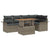 Garden Sofa Set with Cushion Manual 6 pcs Grey 100 x 55 x 73 cm