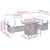Garden Sofa Set with Cushion 7 pcs Grey 100 x 55 x 73 cm
