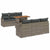 Garden Sofa Set with Cushion Manual 7 pcs Grey 100 x 55 x 73 cm