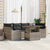 Garden Sofa Set with Cushion Manual 7 pcs Grey 100 x 55 x 73 cm