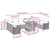 Garden Sofa Set with Cushion 11 pcs Black 100 x 55 x 73 cm
