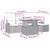Garden Sofa Set with Cushion 6 pcs Black