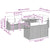 Garden Sofa Set Manual 9 pcs Black and Brown 100 x 55 x 73 cm