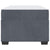 Bed Frame with Mattress Dark grey 90 x 190 cm Velvet