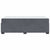 Bed Frame with Mattress Dark grey 90 x 190 cm Velvet