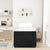 Bed Frame with Mattress with Mattress Black 90 x 190 cm Velvet