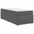 Bed Frame with Mattress Dark grey 90 x 190 cm Fabric