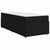 Bed Frame with Mattress with Mattress Black 90 x 190 cm Fabric